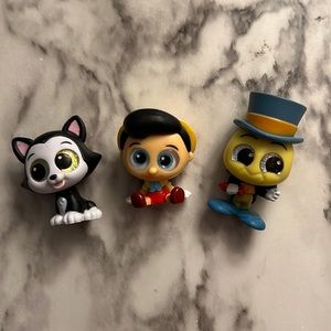 Disney Doorables - Pinocchio, Fígaro, and Jiminy Cricket